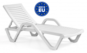 Domi Sdraio Piscina Regolabile In Alluminio E Textilene – 5 Posizioni, Portata 172 Kg, Blu