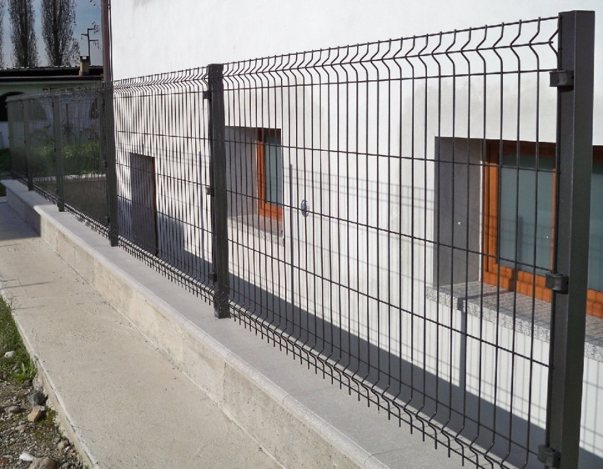 Pannello per recinzione elettrosaldata da 200x100 cm, di colore verde