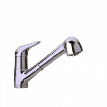 Miscelatore da cucina satinato doccetta estraibile