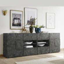 Madia Artica ossido 2 ante e 4 cassetti