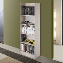 Libreria Alessia 64x29x180H olmo