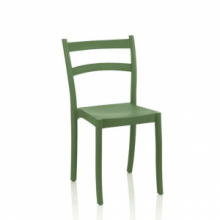 Sedia Samara polipropilene menta schienale 2 fasce orizzontali