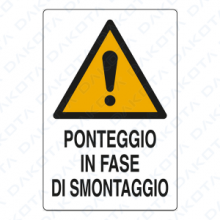 Ponteggio Fase Smontaggio 40 x 60