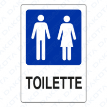 Toilette Uomo/Donna 40 x 60