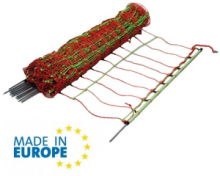 EuroNetz Combo Rete per Ovini Arancio 90/1-14/V-50 m GALLAGHER per Recinzioni Elettriche