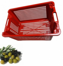 Cesta Rettangolare Fondo Forato per Olive