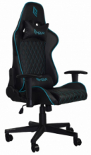 Sedia Ufficio/Gaming NOUA KUI K7 Nero/Blu Chiaro con Braccioli 2D e Schienale Inclinabile