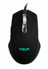 Mouse Gaming Ottico USB NOUA NEON R Illumazione RGB con 6 Tasti 4800DPI Regolabili