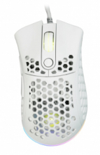 Mouse Gaming Ottico USB NOUA MYST Bianco RGB Pixart 3325 con 7 Tasti 10000DPI Regolabili