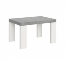 Tavolo Roxell Mix Allungabile Gambe Bianco Frassino 90×130 Allungato 390