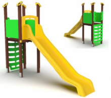 Torre Singola Fascia Base Fissaggio A Terreno o A Pavimento- In Plastica Riciclata