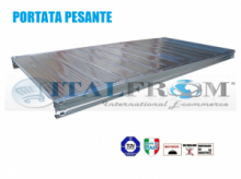 Ripiano completo lunghezza  120 x  Profondità 40 cm per scaffalature metalliche industriali - PORTATA RIPIANO 320 Kg