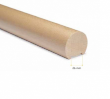 CORRIMANO TONDO Ø50 MM FAGGIO VERNICIATO 3000MM