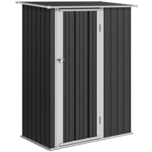 Casetta Porta Attrezzi Capanno in Acciaio Impermeabile 142x84x189cm