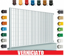 Pannello Recinzione Modulare in Grigliato Zincato Verniciato Classic- Maglia:mm69X132 - Misura:mm1992x 1195 h
