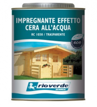 VERNICE-IMPREGNATE EFFETTO CERA RIOVERDE PER LEGNO A FORTE PENETRAZIONE- PER ESTERNO-TEAK/LARICE- LT 0,75