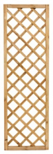Pannello Grigliato Diagonale in Legno di Pino Impregnato per Giardino - cm 40x180h