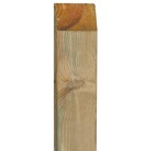 .Palo Quadro in Legno di Pino Impregnato Misure cm7X7X100h- Montante Steccato