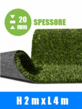 Prato Sintetico Artificiale ITALFROM® - Misure: H2,00 X 4 m - Spessore:20 mm