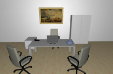 Composizione Mobili da Ufficio - Ufficio18 - Serie CAESAR GH Italfrom