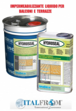 Hydroseal Impermeabilizzante per Superfici Piastrellate di Balconi e Terrazze - Italfrom