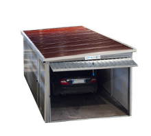 Box Garage Deposito Prefabbricato Coibentato in Acciaio Zincato 900x300 cm