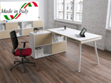 Scrivania 130 X 60 su Mobile Ante Scorrevoli 