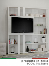 Mobile libreria e Porta TV cm 178X36X204 H Kato L